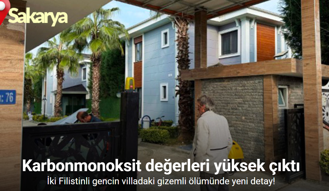 İki Filistinli gencin villadaki gizemli ölümünde yeni detay