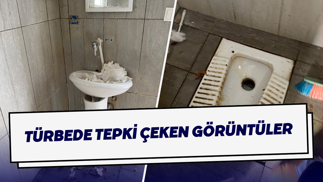 Türbede Tepki Çeken Görüntüler