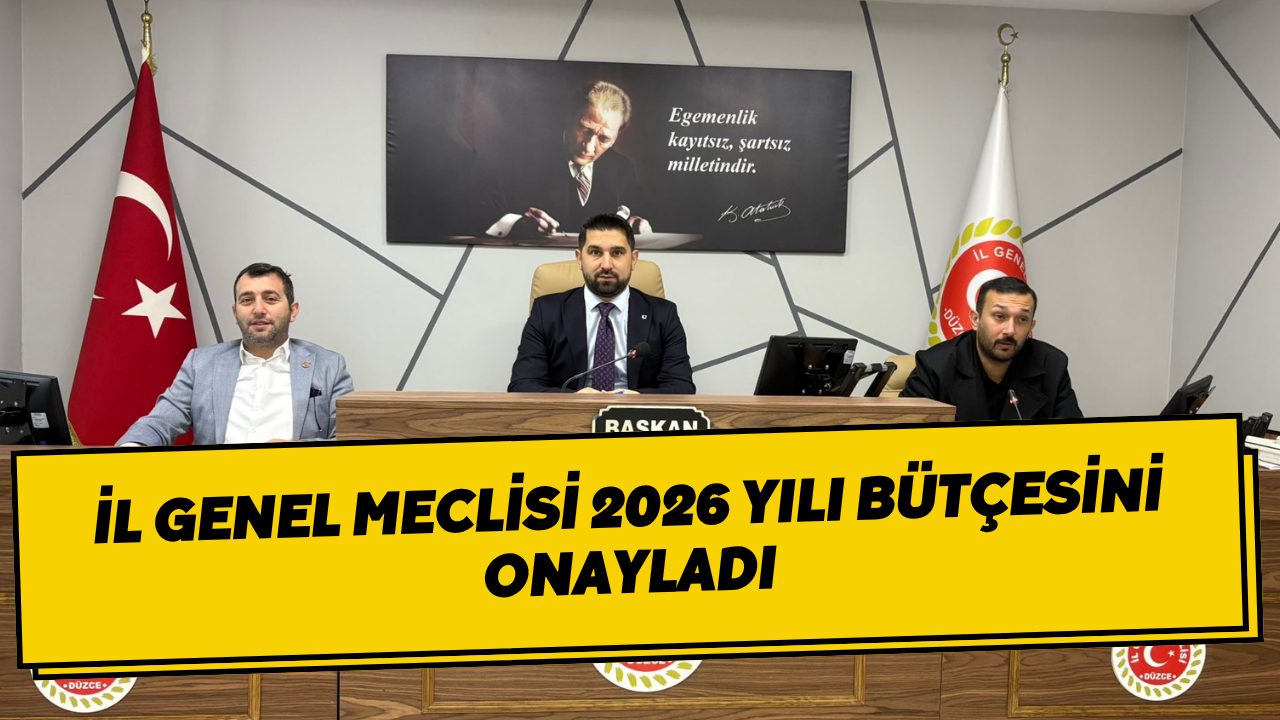 İl Genel Meclisi 2026 Yılı Bütçesini Onayladı
