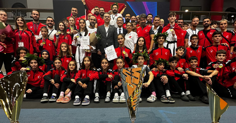 Avrupa Yıldızlar Taekwondo Şampiyonası’nda Türkiye şampiyon oldu