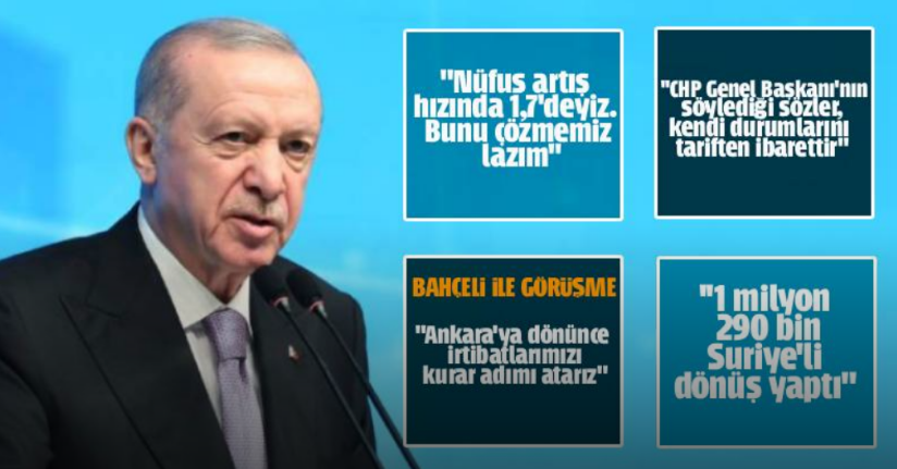 Cumhurbaşkanı Erdoğan: 