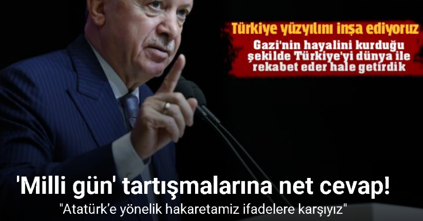Cumhurbaşkanı Erdoğan: 
