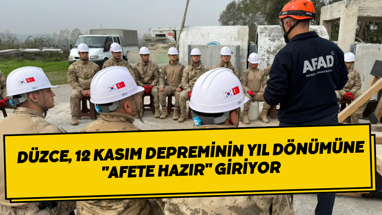 Düzce, 12 Kasım Depreminin Yıl Dönümüne 