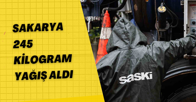 Sakarya 245 kilogram yağış aldı