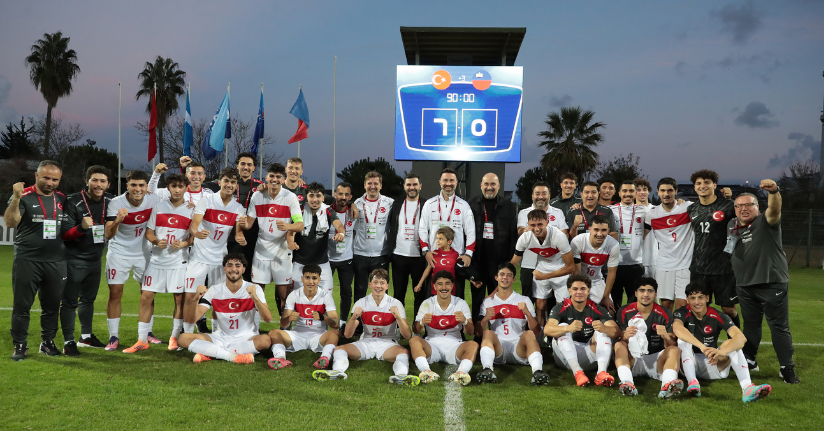 U19 Millî Takımımız, Lihtenştayn’ı 7-0 mağlup etti