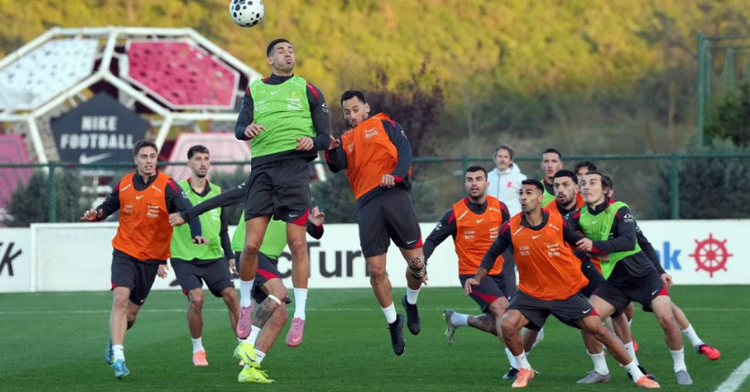 A Milli Futbol Takımı, Bulgaristan maçı hazırlıklarını sürdürdü