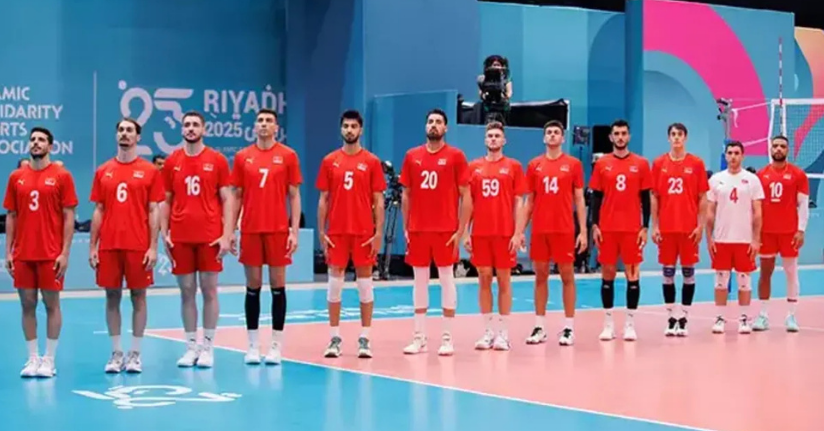 A Milli Erkek Voleybol Takımı, İslami Dayanışma Oyunları’nda ikinci oldu