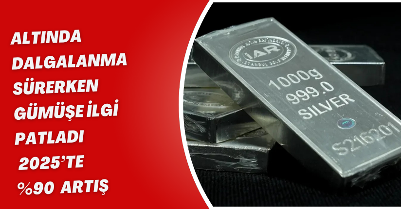 Altında Dalgalanma Sürerken Gümüşe İlgi Patladı: 2025’te %90 Artış