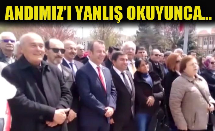 CHP’liler, 23 Nisan töreninde 'Andımız'ı yanlış okudu