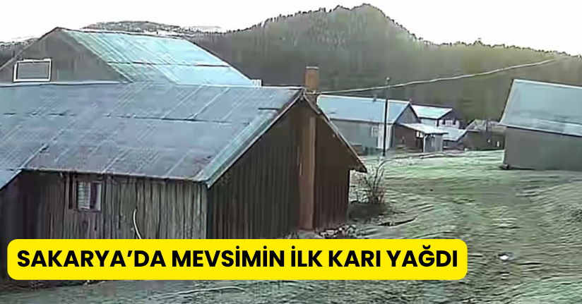 Sakarya’da mevsimin ilk karı yağdı