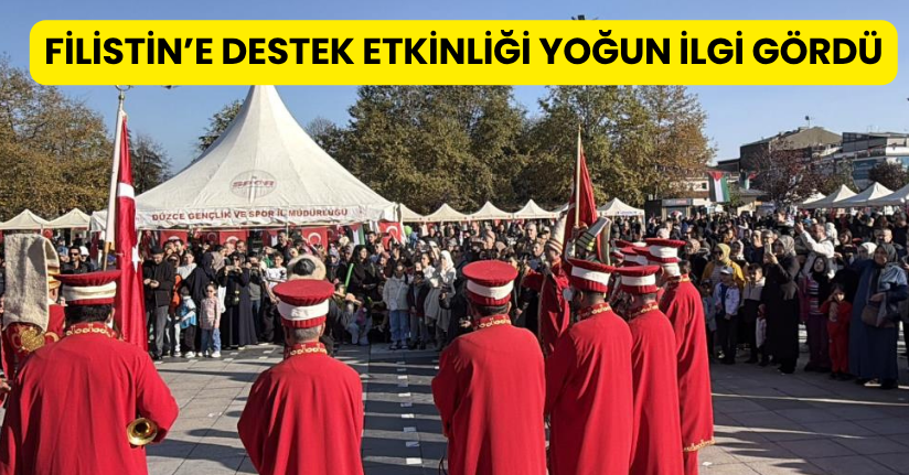 Filistin’e Destek Etkinliği Yoğun İlgi Gördü