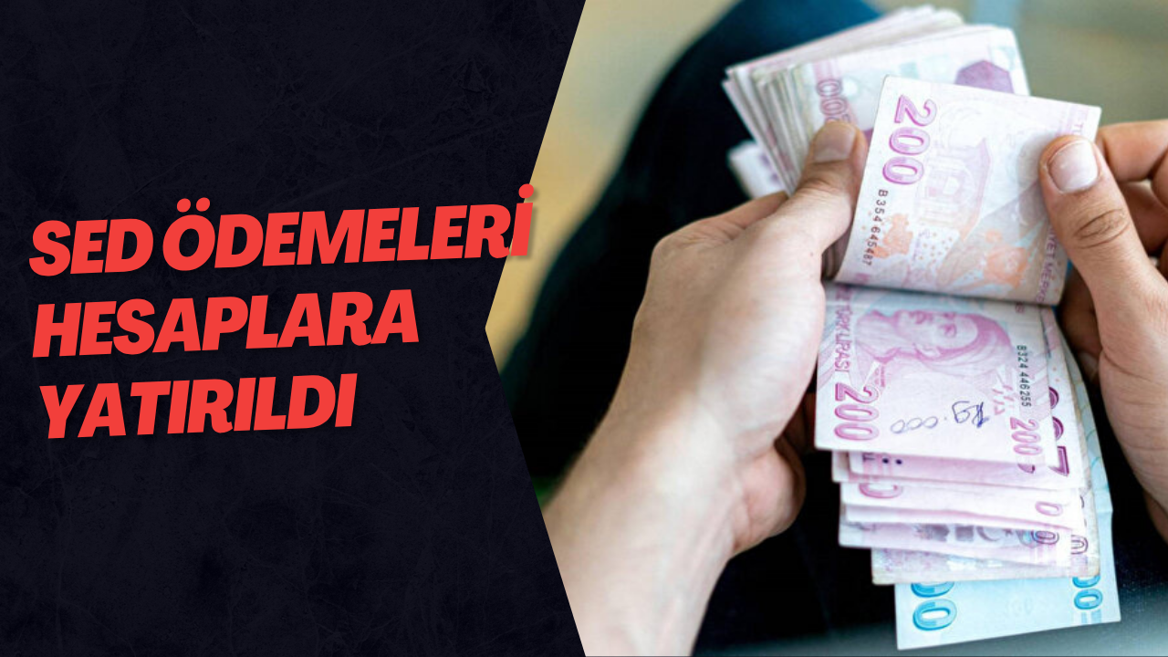SED Ödemeleri Hesaplara Yatırıldı
