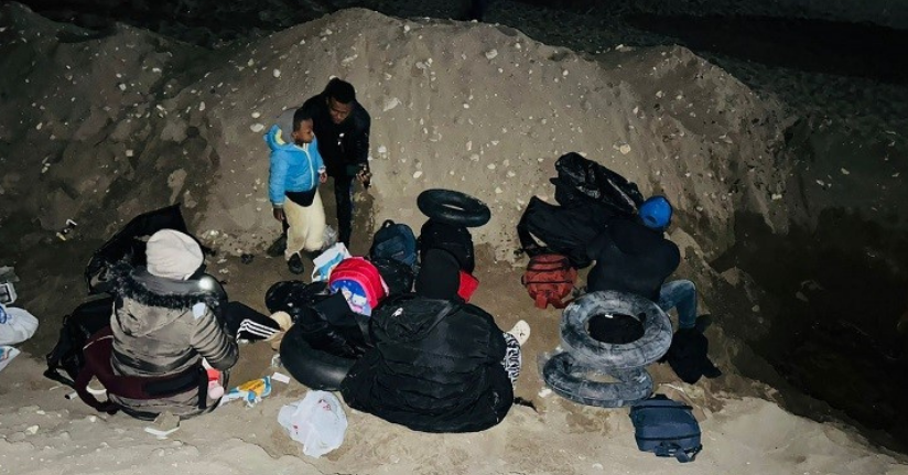 İzmir’de 7 düzensiz göçmen yakalandı, 34 göçmen kurtarıldı