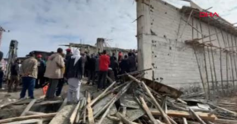 Şanlıurfa’da beton dökümü sırasında göçük: 2 ölü, 3 yaralı 