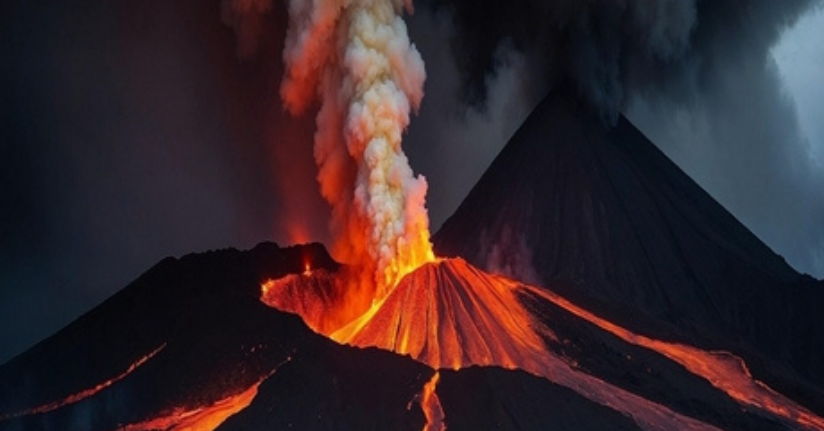 Japonya'da Sakurajima Yanardağı'nda patlama meydana geldi