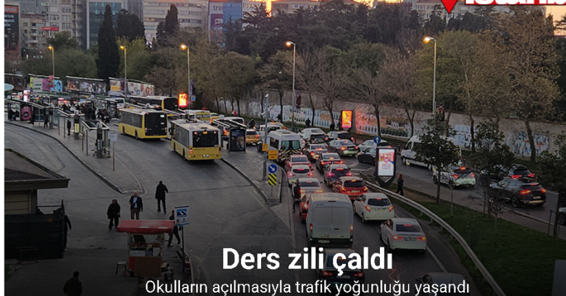 Okulların açılmasıyla İstanbul’da trafik yoğunluğu yaşandı