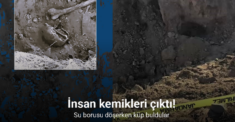 5 toprak küpün içerisinde insana ait kemik parçaları bulundu
