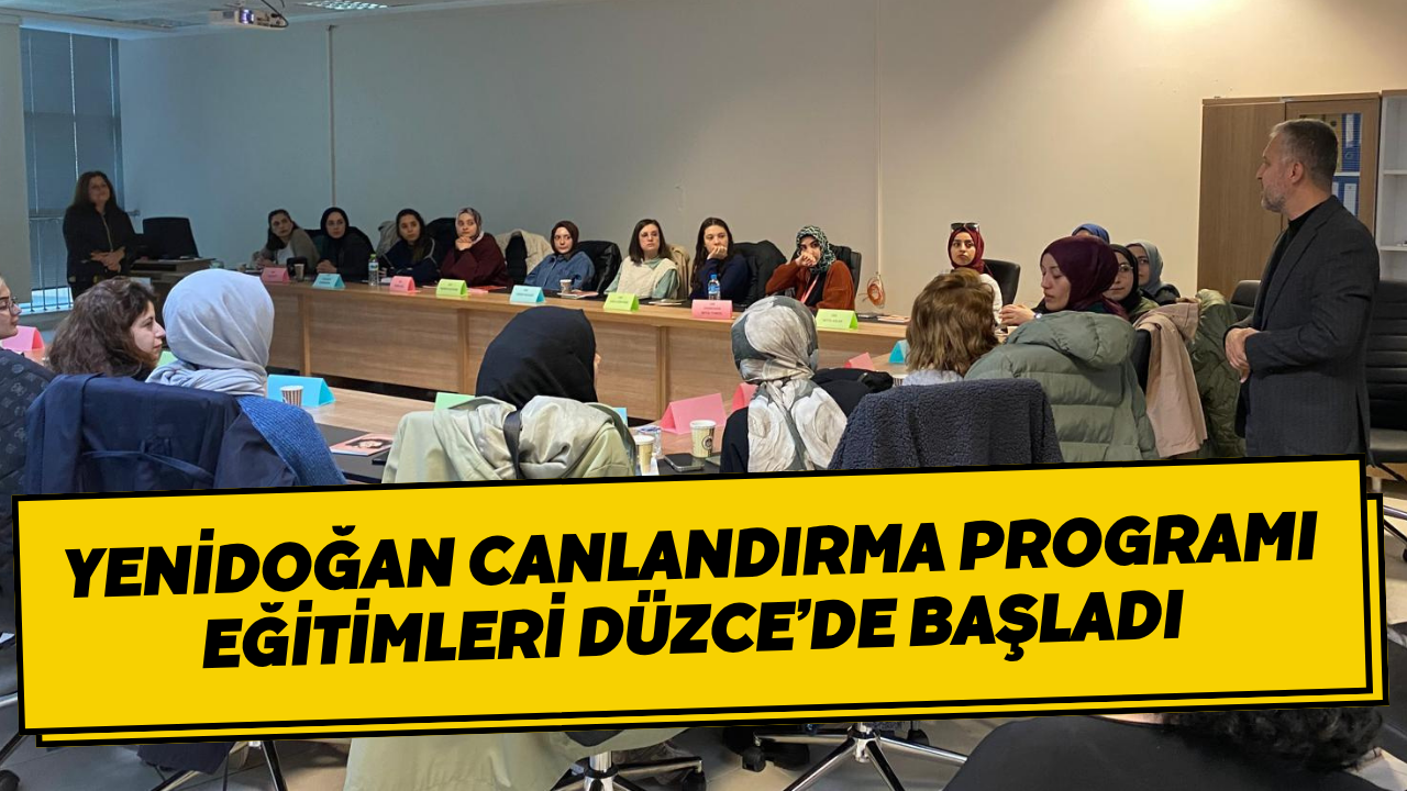 Yenidoğan Canlandırma Programı Eğitimleri Düzce’de Başladı