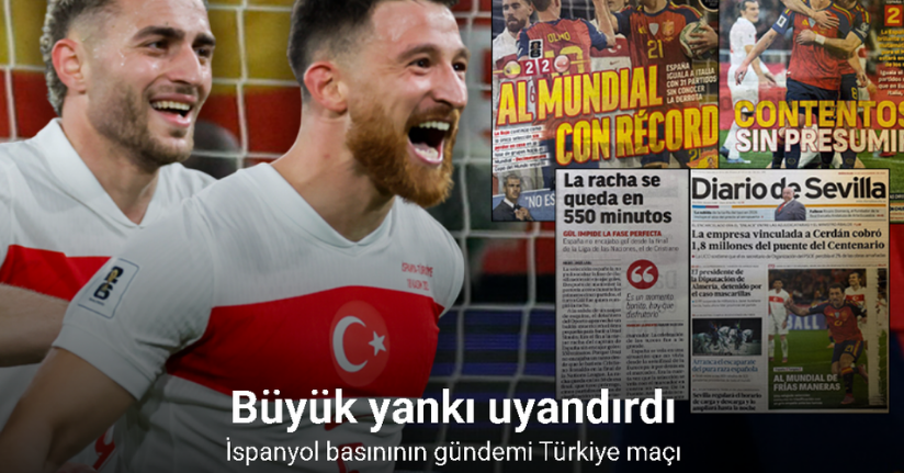 İspanyol basınından İspanya - Türkiye maçı manşetleri