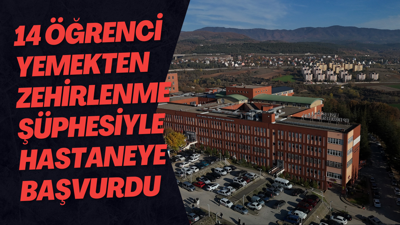 14 Öğrenci Yemekten Zehirlenme Şüphesiyle Hastaneye Başvurdu