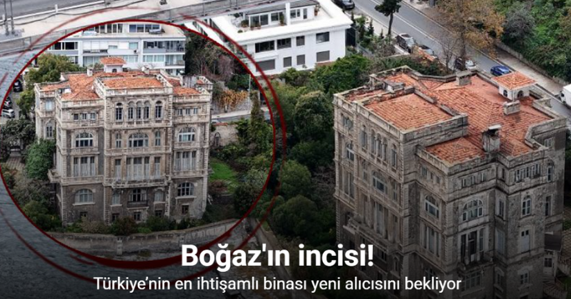 İstanbul Boğazı’nın en ihtişamlı binalarından Zeki Paşa Yalısı yeni sahibini bekliyor