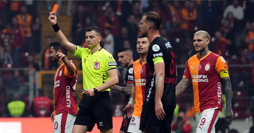 Galatasaray’da Roland Sallai kırmızı kart gördü