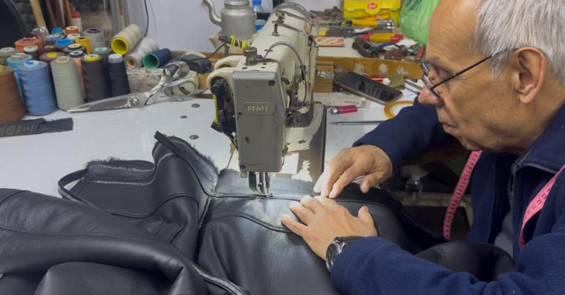 Yıpranmış deri montları hayata döndürüyor