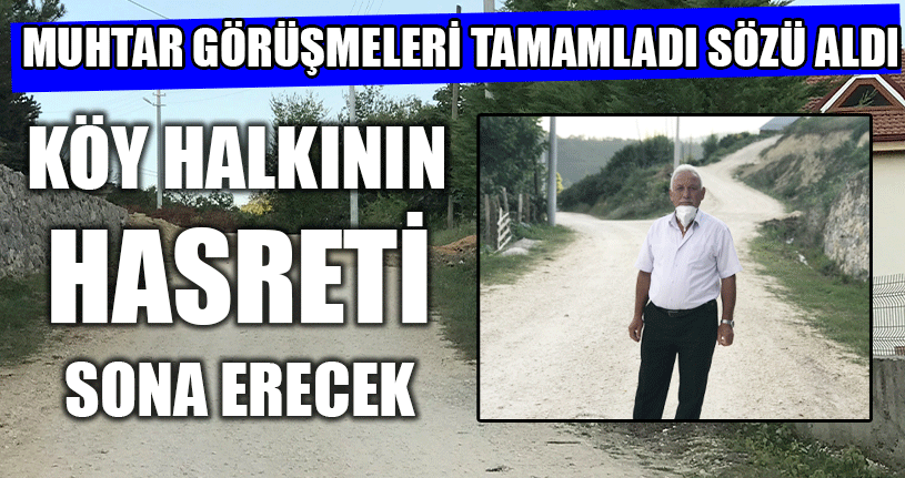 Köy Halkının Hasreti Sona Erecek