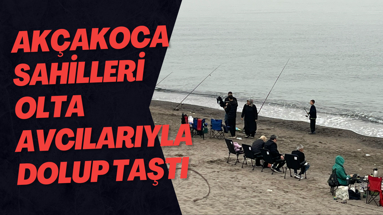 Akçakoca Sahilleri Olta Avcılarıyla Dolup Taştı