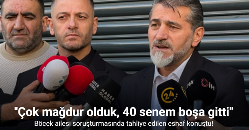 Böcek ailesi soruşturmasında tahliye edilen esnaf konuştu: 