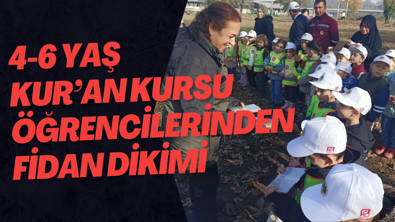 Gölyaka’da Miniklerin Fidan Seferberliği