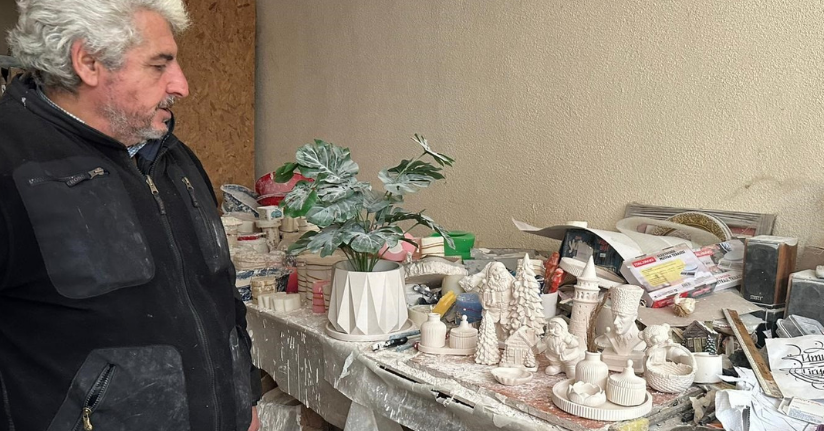 36 Yıllık tutku: Alçıdan biblo sanatını yaşatıyor