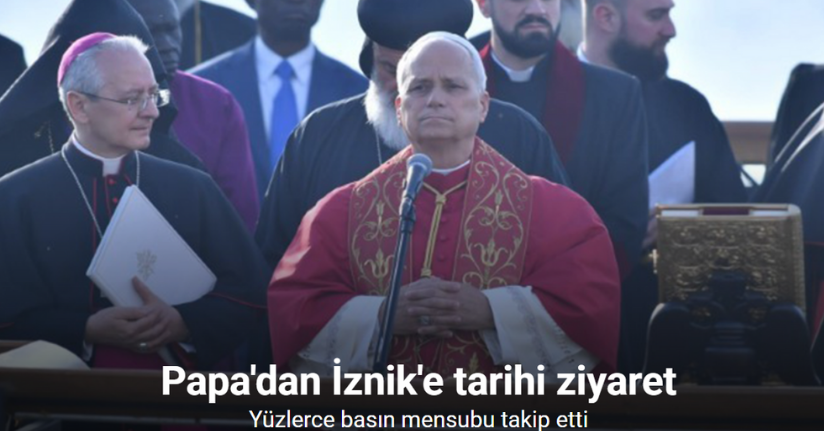 Papa’dan İznik’e tarihi ziyaret