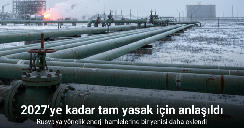 Avrupa 2027'ye kadar Rus gazına tam yasak için anlaştı