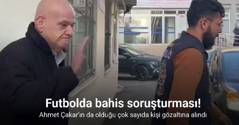 Futbolda bahis soruşturması kapsamında yeni operasyon