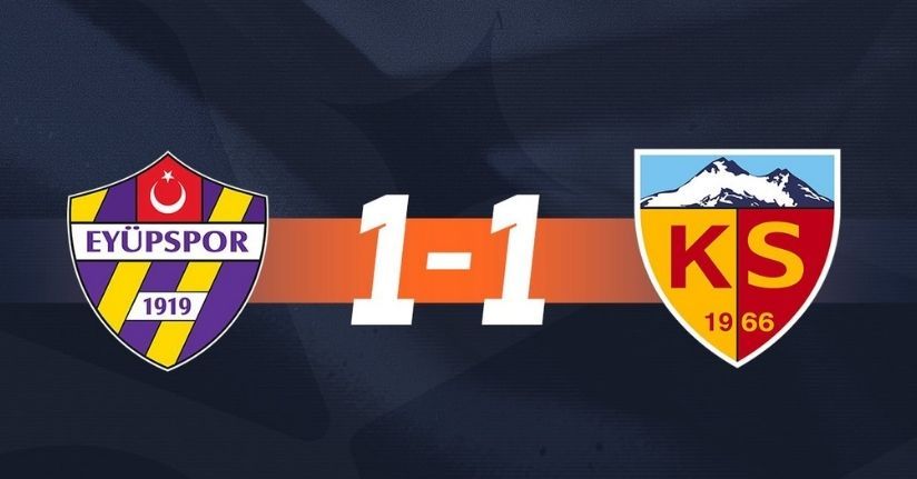 ikas Eyüpspor - Zecorner Kayserispor: 1-1