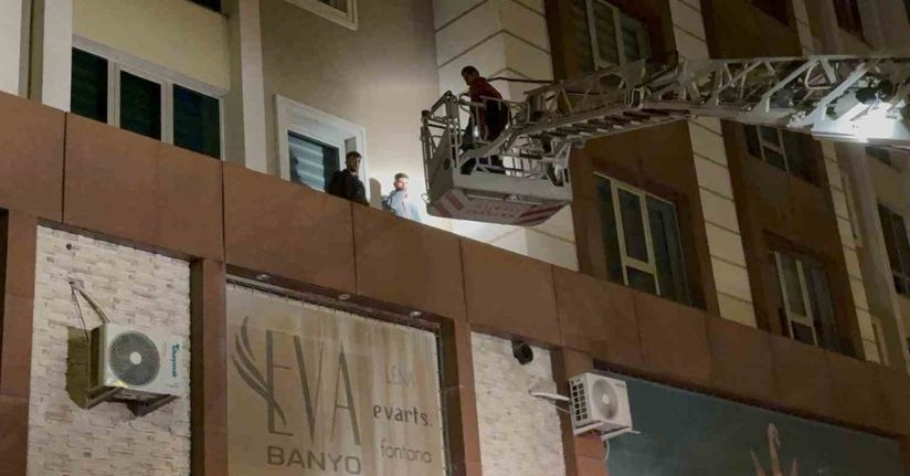 Kayseri’de bir garip olay: 3’üncü kattan çarşafla indiler: 2 gözaltı