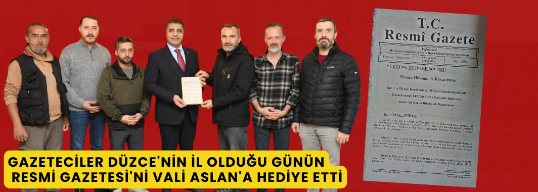 Basından Valiliğe Anlamlı Armağan