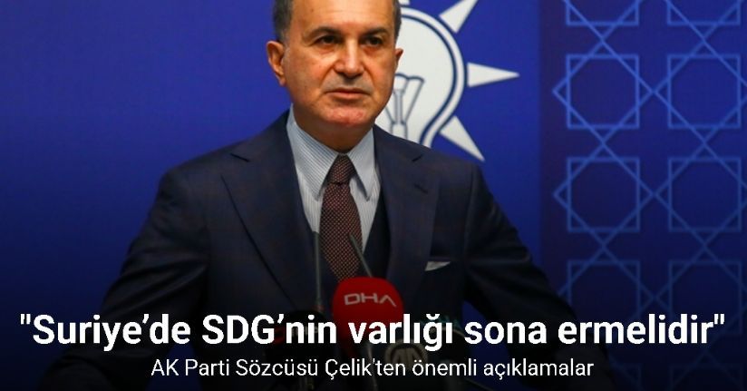 AK Parti Sözcüsü Çelik: 
