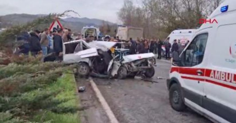 Otomobilin kamyonla çarpışıp ikiye bölündüğü kazada ölü sayısı 2’ye çıktı