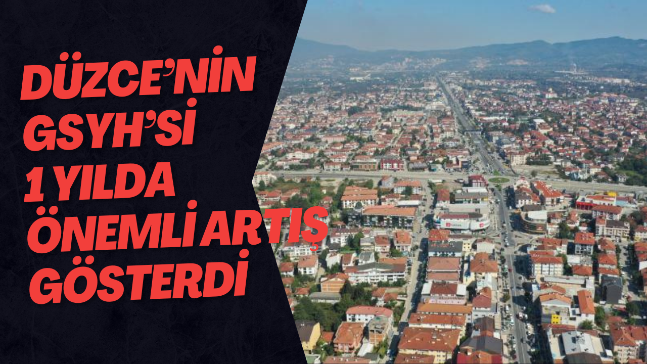 Düzce’nin Gsyh’si 1 Yılda Önemli Artış Gösterdi