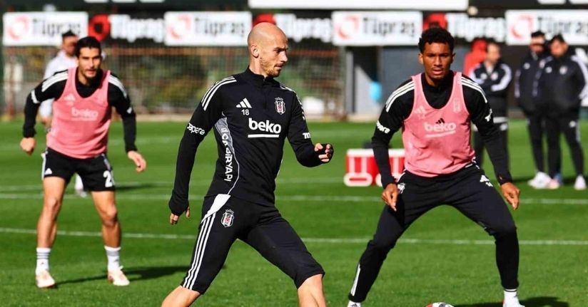 Beşiktaş’ta Trabzonspor maçı hazırlıkları devam etti