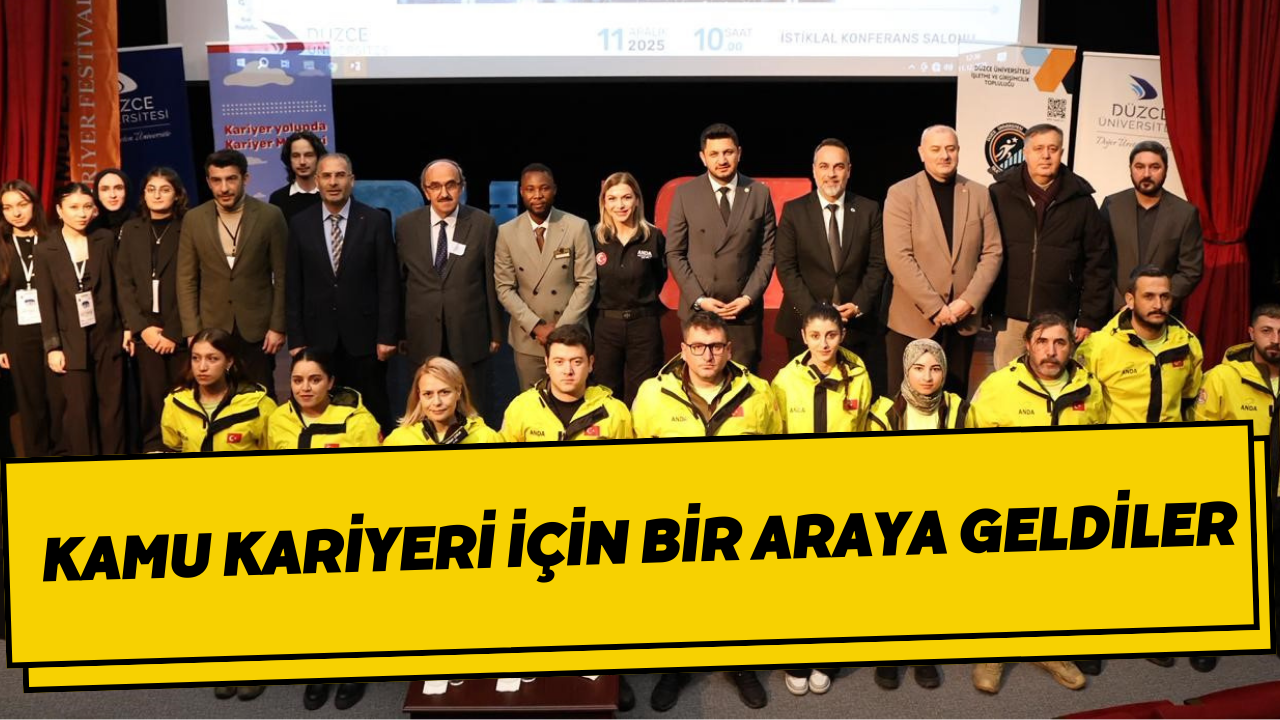 Kamu Kariyeri İçin Bir Araya Geldiler