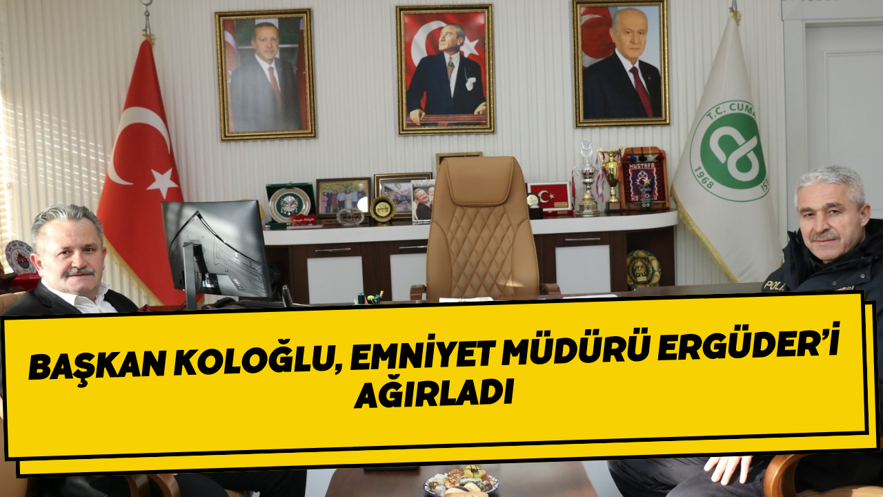 Başkan Koloğlu, Emniyet Müdürü Ergüder’i Ağırladı