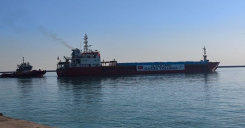 Mersin’den Gazze’ye 19’uncu ‘İyilik Gemisi’ yola çıktı