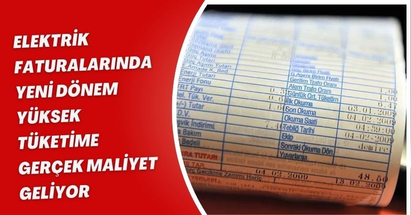 Elektrik Faturalarında Yeni Dönem: Yüksek Tüketime Gerçek Maliyet Geliyor
