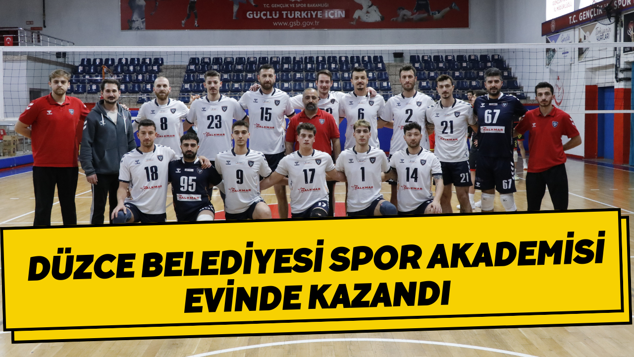 Düzce Belediyesi Spor Akademisi’nden Evinde Kazandı