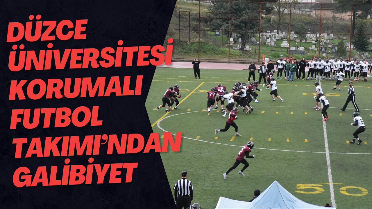 Düzce Üniversitesi Korumalı Futbol Takımı’ndan Galibiyet