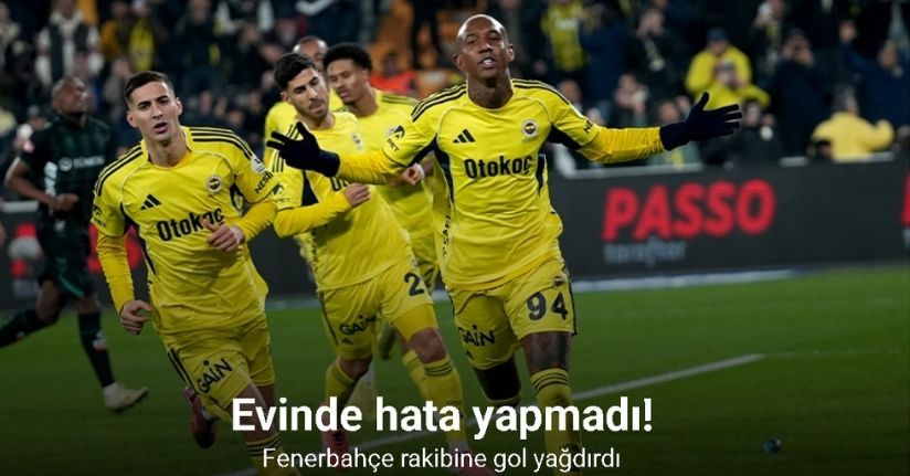 Fenerbahçe rakibine gol yağdırdı!