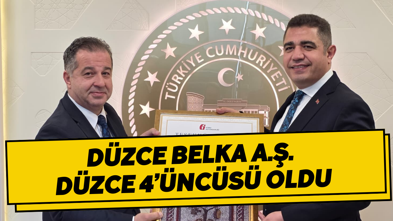 Düzce Belka A.Ş. Düzce 4’üncüsü Oldu